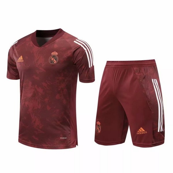 Trainingsshirt Real Madrid Komplett Set 2020-21 Burgund